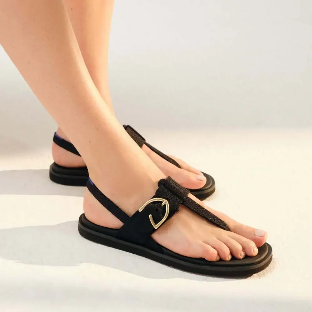 Rothy's The T–Strap Sandal - Black Size 6.5